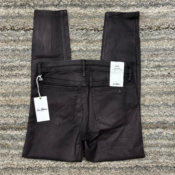 Sam Edelman The Kitten Mid Rise Skinny Ankle Deep Plum Jeans Sz 8/29 NWT - - Picture 13 of 13